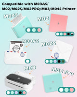 Phomemo Golden Self-Adhesive Thermal Paper, Glossy Printable Sticker Paper Label for Phomemo M02/M02 Pro/M02S/P2S/M03/M04S Mini Sticker Printer, 50Mm X 3.5M, Diameter 28Mm, 3-Rolls