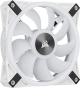 Corsair QL Series, Icue QL120 RGB, 120Mm RGB LED PWM White Fan, Single Fan