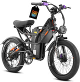 Eahora Cupid (2024 Upgraded) 1000W 30AH Electric Bike for Adults up to 110Miles Long Range Electric Bike with Full Suspension, Puncture Resistant Tires, Dual Hydraulic Brake, Cargo Electric Bike