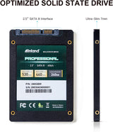 INLAND Professional 240GB SSD 3D NAND SATA III 6Gb/S 2.5" 7Mm Internal Solid State Drive (240G)