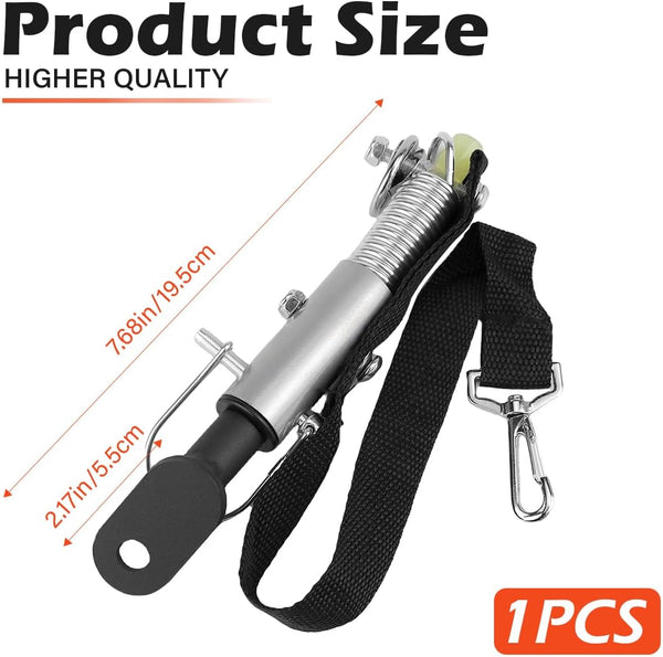 Bike Trailer Hitch Steel Cycling Trailer Coupler Attachment Bike Hitch Linker Connector Quick Release Bike Adapter for Child Pet Bike Trailer