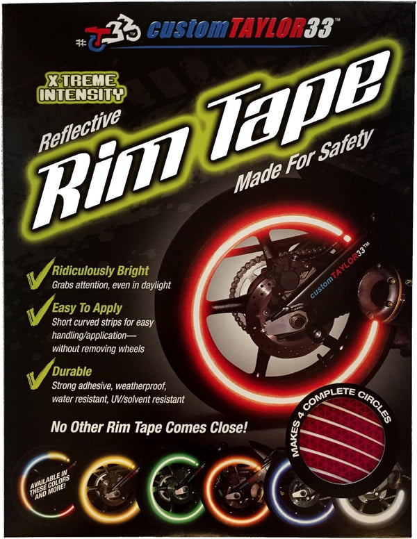 Customtaylor33 Special Edition Hot Pink High Intensity Grade Reflective Copyrighted Safety Rim Tapes - (Must Select Your Rim Size) (29" (TIRE Size, for Bicycles/Ebikes))
