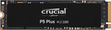 Crucial P5 plus 1TB Pcie Gen4 3D NAND Nvme M.2 Gaming SSD, up to 6600Mb/S - CT1000P5PSSD8 Solid State Drive
