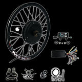 72V 3000W 135Mm Dropout Electric Ebike Conversion Kits 72V 60A Sine Wave Controller UKC1 Color Display 8 Magnet PAS