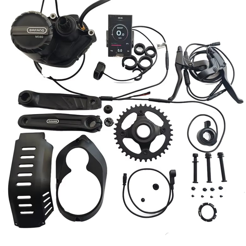 Bafang 8Fun M560 Drive System G5300.250/500/750.C 48V 500W Torque Sensor Mid Drive Motor Electric Bicycle E Bike Conversion Kit