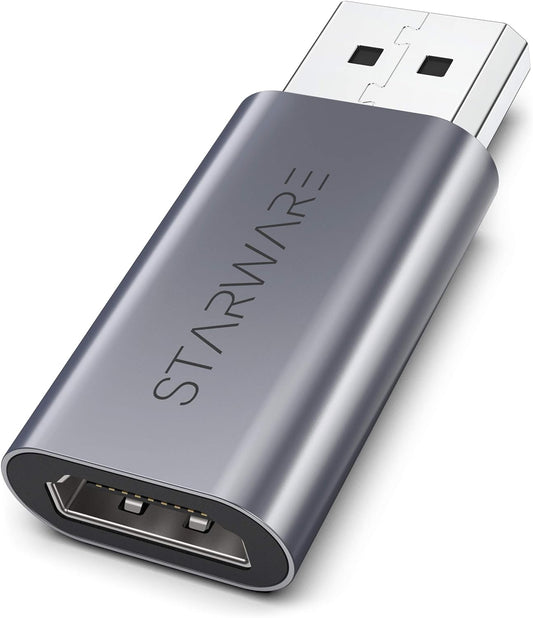 STARWARE Passive Adapter Compatible with Displayport Source Devices[Not for Hub]