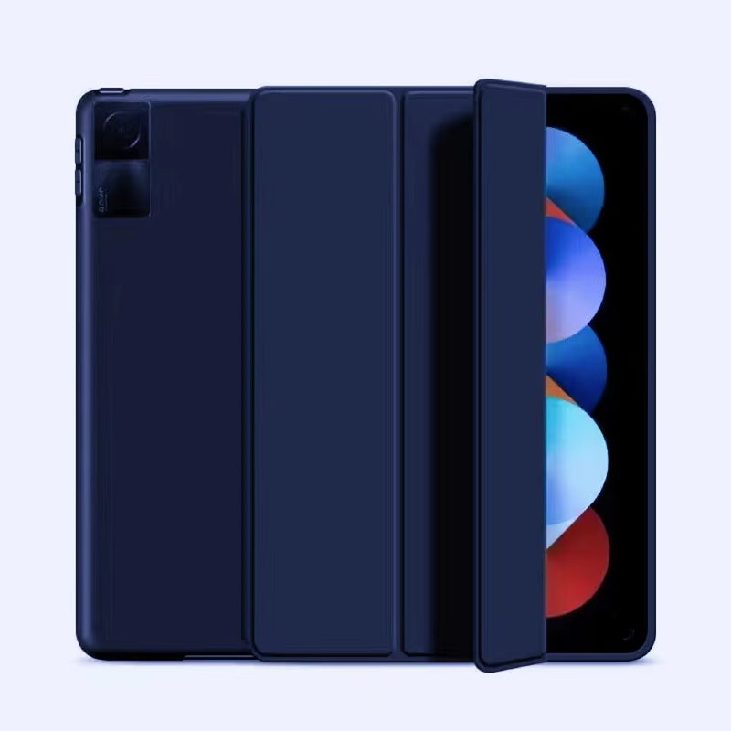 For Funda  Mipad 7 6 Pro 5 11 11.2 Case Redmi Pad SE 11 10.6 8.7 12.1 Auto Wake up & Sleep Silicone Cover Support Charging
