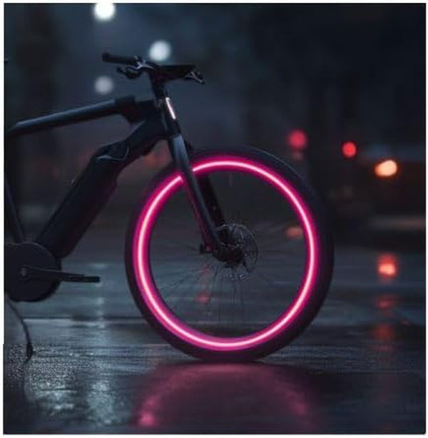 Customtaylor33 Special Edition Hot Pink High Intensity Grade Reflective Copyrighted Safety Rim Tapes - (Must Select Your Rim Size) (29" (TIRE Size, for Bicycles/Ebikes))