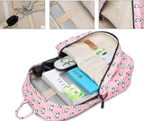 Abshoo Lightweight Cute Panda Backpacks for Girls School Backpacks with Lunch Bag (Panda Pink Set)