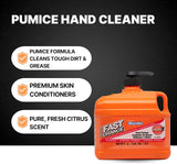 Fast Orange Permatex 25217 Pumice Lotion, Heavy Duty Hand Cleaner, Natural Citrus Scent, Waterless Cleaner for Mechanics, Strong Grease Fighter, 1/2 Gallon, Orange, 64 Fl Oz (Pack of 1)