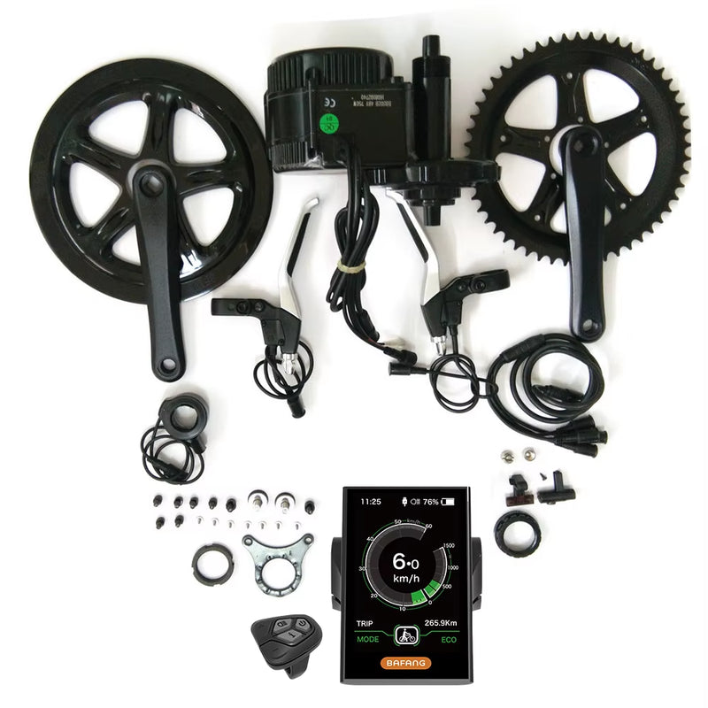 Bafang M315 G340.500.C Center Crank Motor BBS 02 36V 500W 48V 750W Mid Drive Motor Electric Bicycle E Bike Conversion Kit