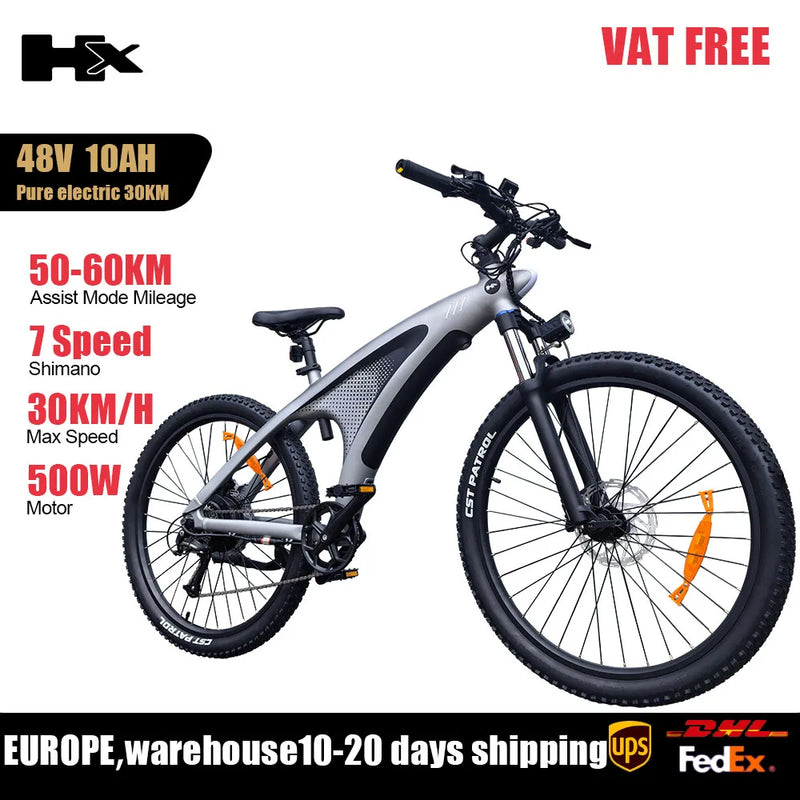 HX Q5 Ebikes 2000W Adults Electric Bike 57KM/H Electric Bicycle 27.5 Inch Removable Battery Electric E Bikes Mountain Ebike