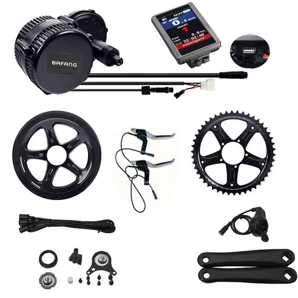 Bafang M315 G340.500.C Center Crank Motor BBS 02 36V 500W 48V 750W Mid Drive Motor Electric Bicycle E Bike Conversion Kit