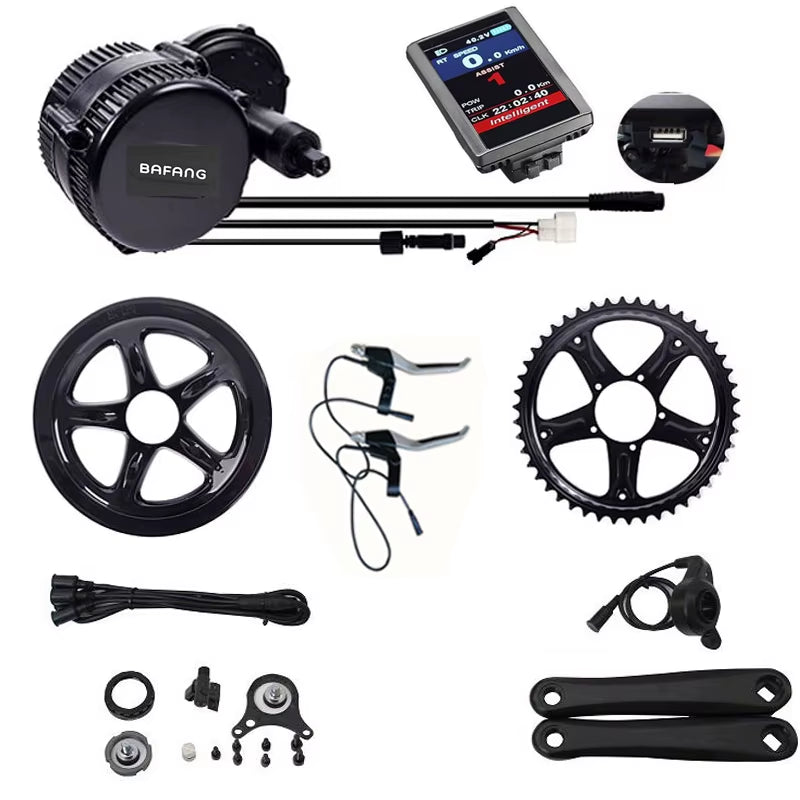 Bafang M315 G340.500.C Center Crank Motor BBS 02 36V 500W 48V 750W Mid Drive Motor Electric Bicycle E Bike Conversion Kit