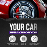 CRI-107-C Tire Shine Untouchable Tire Premuim Dressing Aerosol Gloss Spray for Car Tires, 13 Fl. Oz.