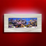 Aa-Skyline Bsilver 2.0 Wall-Mounted Aquarium in Brushed Silver Finish