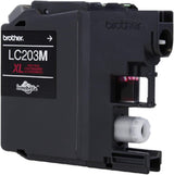 Brother Printer LC203M High Yield Ink Cartridge, Magenta, 550