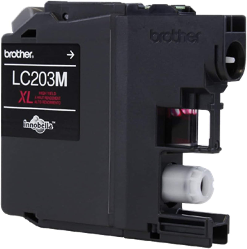 Brother Printer LC203M High Yield Ink Cartridge, Magenta, 550