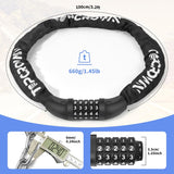 Bike Lock 3.2 Ft Long High Security Heavy Duty anti Theft Bike Chain Lock, 5 Dig