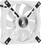 Corsair QL Series, Icue QL120 RGB, 120Mm RGB LED PWM White Fan, Single Fan