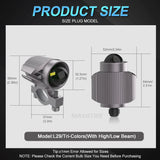 15W Super Bright Tri-Model Motorcycle LED Headlight W/ Mini Projector Lens Car ATV Driving Foglight Auxiliary Spotlight
