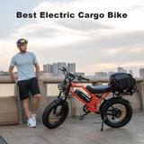 Electric Bike for Adults, 1500W Motor, 48V 18Ah Removable Battery, 20" Fat Tire Ebike, 7-Speed Transmission, up to 32MPH and 68+ Miles Range, All-Terrain E-Bike