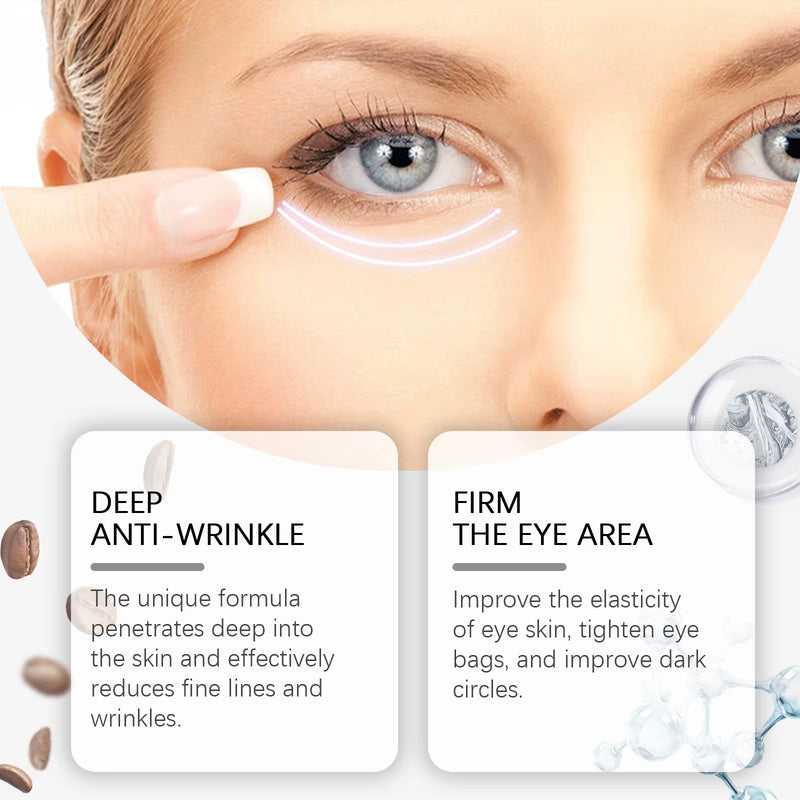 Firming Eye Cream Reduce Dark Circles Eye Bags Removal Lighten Fine Lines Improve Eye Puffiness Deeply Nourishing Lift Eye Cream