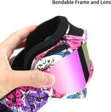 JAMIEWIN Motocross Goggles - ATV Dirt Bike Motorcycle UTV MX Offroad Riding Goggles with anti UV, Dustproof, anti Fog Lenses for Men, Women, Youth & Kids