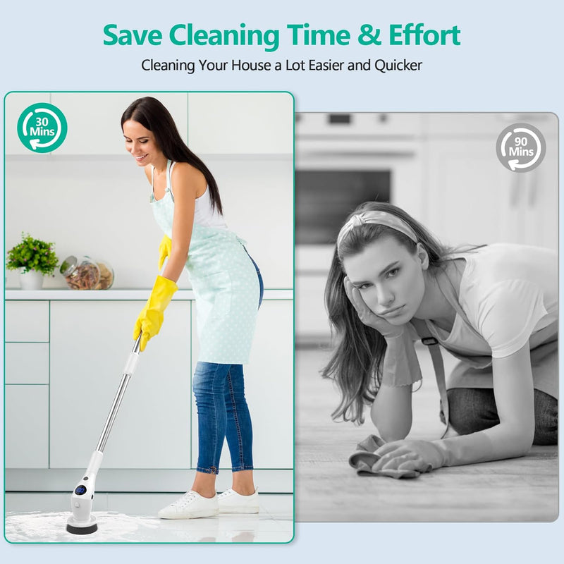 PULIDIKI Universal Cleaning Gel, Electric Spin Scrubber for Cleaning Home, Office, Car