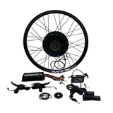 72V 3000W 135Mm Dropout Electric Ebike Conversion Kits 72V 60A Sine Wave Controller UKC1 Color Display 8 Magnet PAS