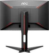 AOC C24G1 24" Curved Frameless Gaming Monitor, FHD 1080P, 1500R VA Panel, 1Ms 144Hz, Freesync, Height Adjustable, VESA, 3-Year Zero Dead Pixels Black