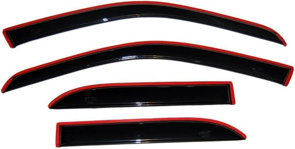 Auto Ventshade [AVS] In-Channel Rain Guards for 1999 - 2007 Mazda B3000; 1999 - 2009 Mazda B4000 Extended Cab; 1999 - 2011 Ford Ranger Supercab | Window Vent Visors, 2 Pcs. - Smoke | 192083