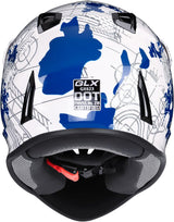 GLX GX623 Youth Atv/Dirt Bike Helmet Combo - Modern, Medium - DOT