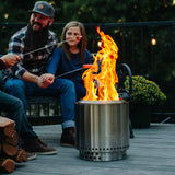 Solo Stove Ranger Stand - Durable 304 Stainless Steel, Heat-Resistant, Portable Elevated Fire Pit Accessory for Safe Use on Decks and Camping - Ideal for Smokeless Fire Pits and Outdoor Fireplaces