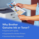 Brother Printer LC203M High Yield Ink Cartridge, Magenta, 550