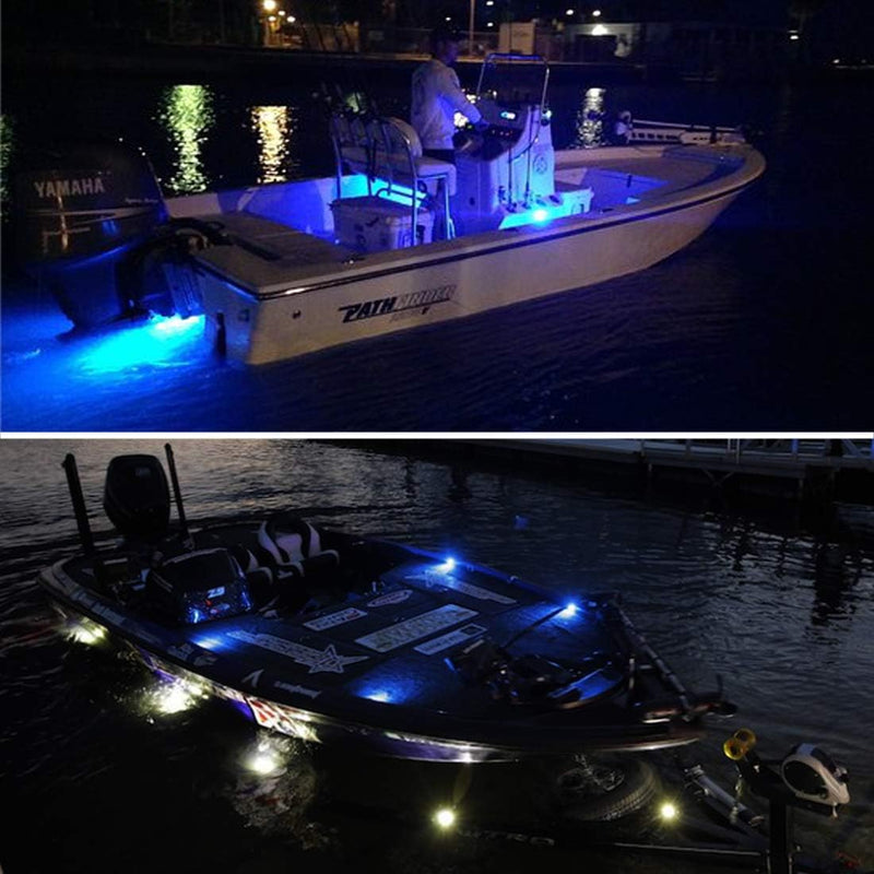 Boaton LED Night Fishing Lights - Courtesy, Deck, Navigation Lights for Boats (Blue)