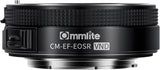 Commlite CM-EF-EOSR VND AF Lens Adapter with Drop-In Variable ND Filter,Compatible with Canon EF/EF S Mount Lenses to Canon EOS R/EOS R5/EOS R6/EOS RP RF Series Cameras