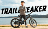 Rambo Bikes Trailbreaker 3.0 - Kid'S 20" Electric Bike | EBIKE with Pedals | 250W Motor 17MPH Activated Motor Cut Off-Intergrated Battery 24W 10.5AH EBIKE Delivers Throttle Controlled Power on Demand
