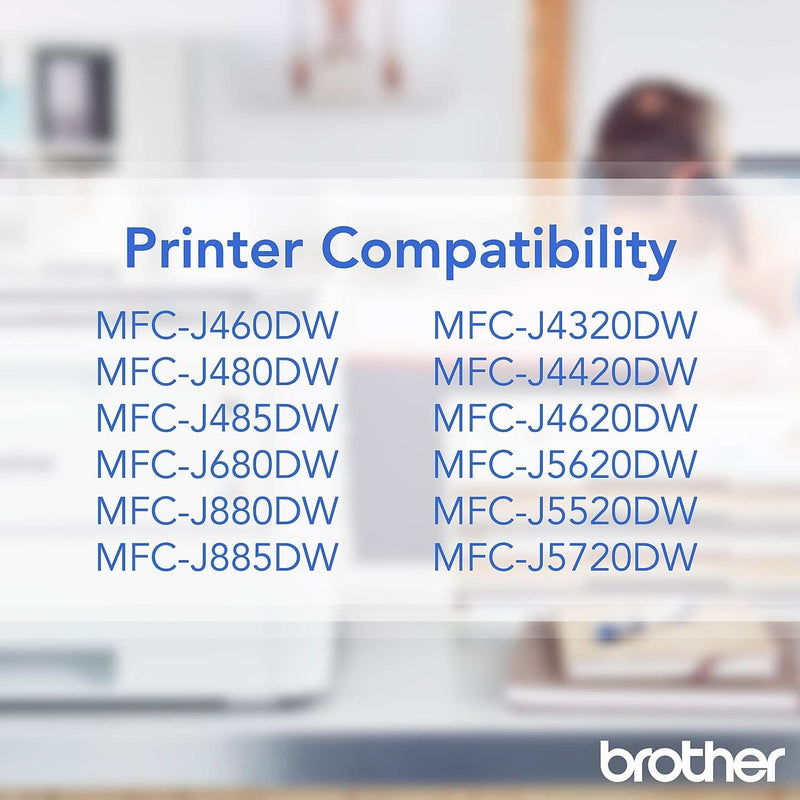 Brother Printer LC203M High Yield Ink Cartridge, Magenta, 550