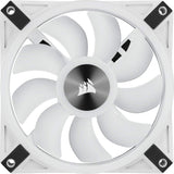 Corsair QL Series, Icue QL120 RGB, 120Mm RGB LED PWM White Fan, Single Fan