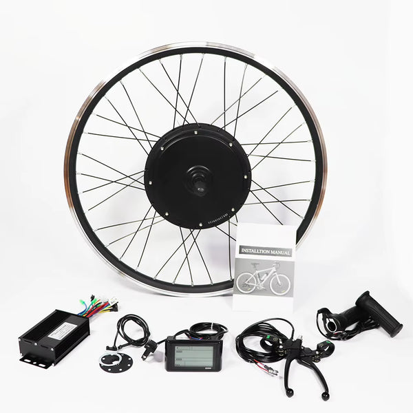 1000W 1500W 2000W Hub Ebike Kit 48V Ebike Battery Kit Electric Bicycle Kit