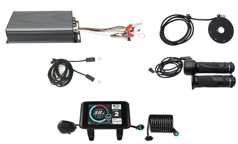 72V 4000W 26/27.5/29 Inches MTX39 135Mm Dropout Ebike Rear Wheel Conversion Kits 80A Controller UKC1 Display