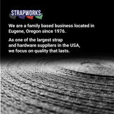 Heavyweight Polypropylene Webbing - Heavy Duty Poly Strapping for Outdoor DIY Gear Repair, 3/4 Inch