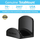 Totalmount Headphone Hanger – Includes Removable Adhesive Strips for Easy, Damage-Free Wall, Desk, or PC Mounting (Premium Black Headphone Hook – One Pack)
