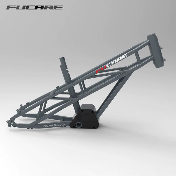 Hot Sale Ready to Ship Fucare 400Lbs Load 20 Inch Aluminum Alloy Dual Battery Electric Bicycle Frame with 190Mm Bike Dropout