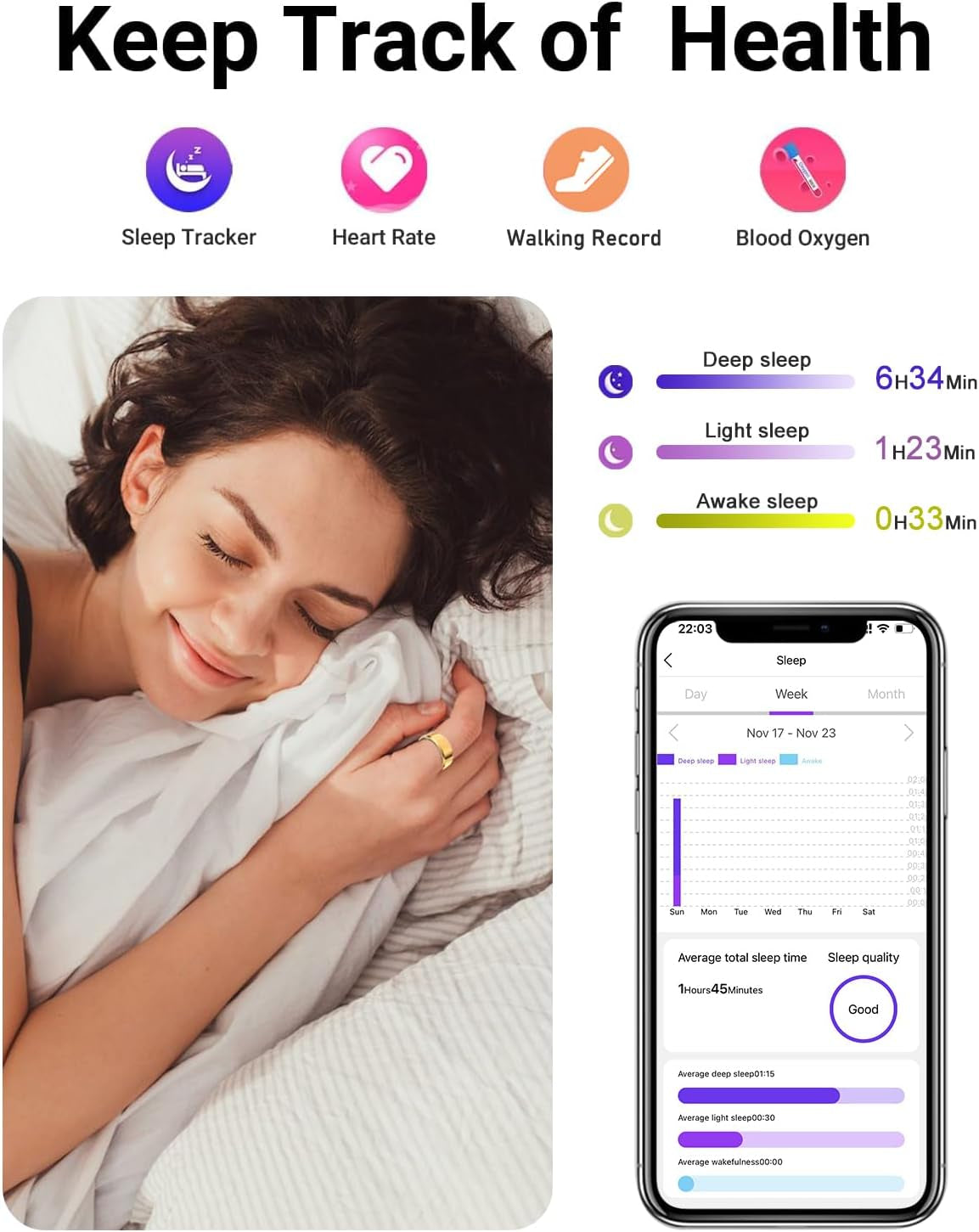 2025 Enhanced Smart Health Tracking Ring for Men and Women - IP68 Waterproof Fitness Tracker with Sleep Monitoring, Heart Rate, Blood Oxygen, Step Count, Distance, and Calorie Tracking, Includes Air Shutter and 7-Day Charging Case, Silver #10