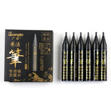 4Pcs/Set Calligraphy Pen Hand Lettering Art Pens Brush Ink Lettering Pens Markers for Writing Drawing Black Ink Pens Art Marker