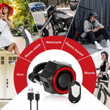 BANGTING 110Db Loud Bike Alarms with Remote, Wireless Best anti Theft Vibration Motorcycle Alarm, IP65 Waterproof Bicycle Alarm, Alarm System for Ebikes Moto Ebike Bicicletas Bikes Scooter (Black)