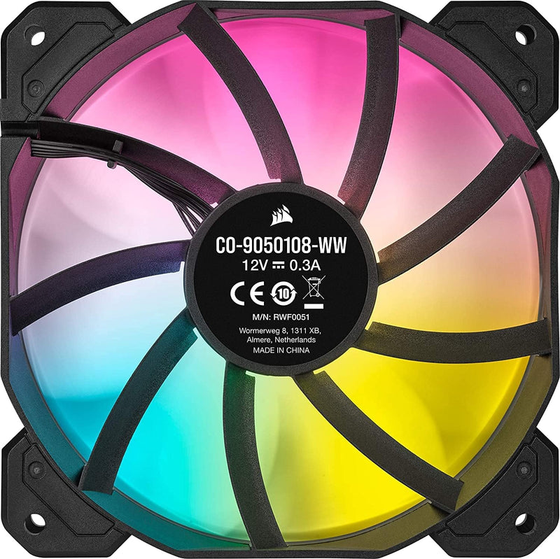 CORSAIR Icue SP120 RGB Elite Performance 120Mm PWM Single Fan