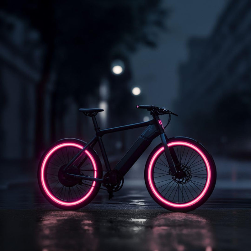 Customtaylor33 Special Edition Hot Pink High Intensity Grade Reflective Copyrighted Safety Rim Tapes - (Must Select Your Rim Size) (29" (TIRE Size, for Bicycles/Ebikes))